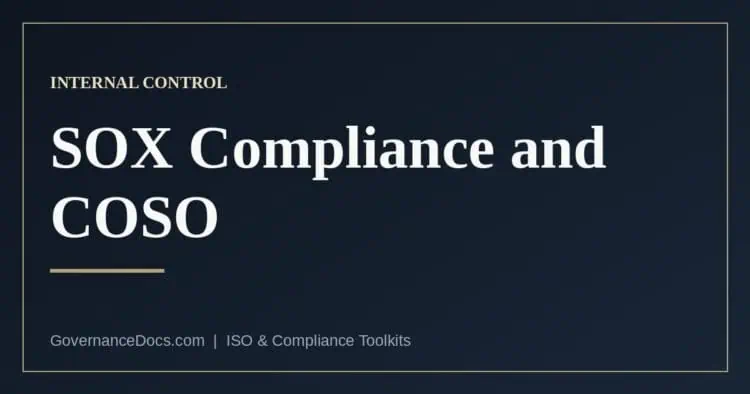 SOX compliance and the COSO framework: the five steps of the ICFR cycle