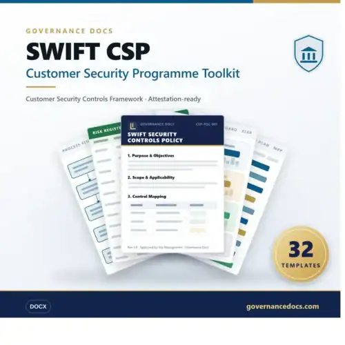 Customer Security Programme Toolkit for governance and security controls.