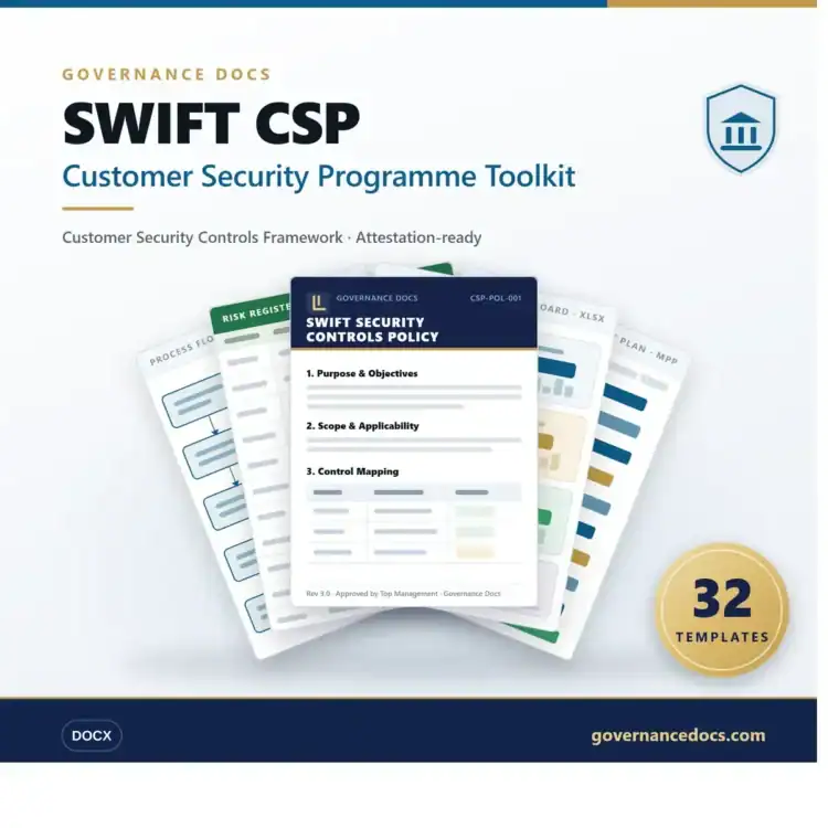 Customer Security Programme Toolkit for governance and security controls.