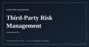 How four regimes each approach third-party risk management