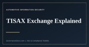TISAX Exchange steps and the active and passive participant roles