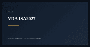 VDA ISA2027 for TISAX assessments