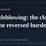 What Directive (EU) 2019/1937 requires of a whistleblowing policy