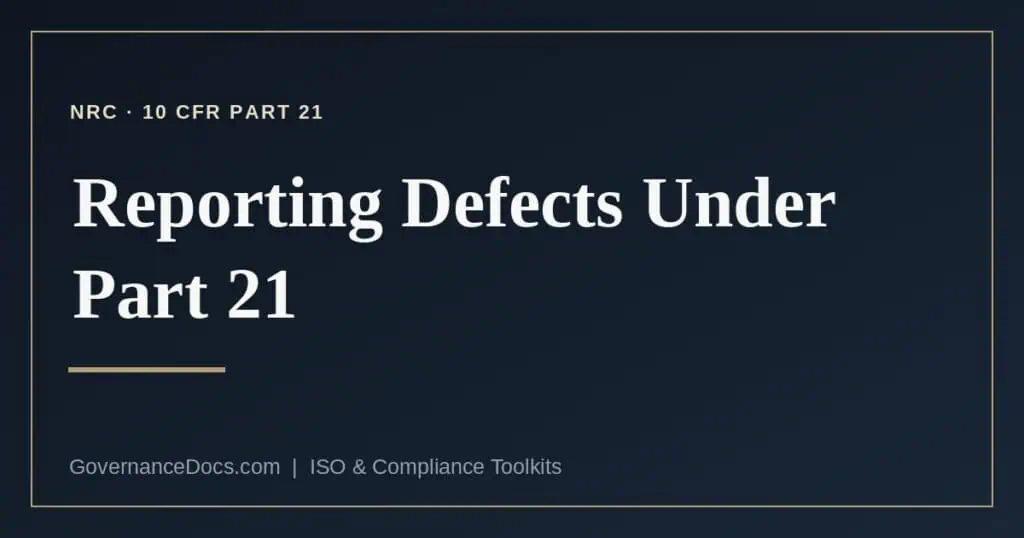 10 CFR Part 21 explained