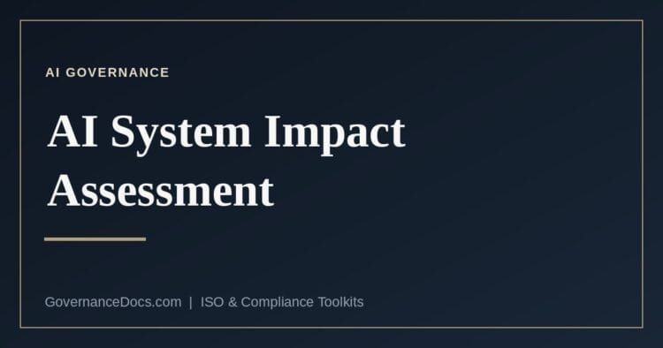 The AI system impact assessment explained