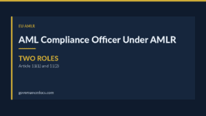 AML compliance officer — AML Compliance Officer Under AMLR: The Essential 2027 Guide