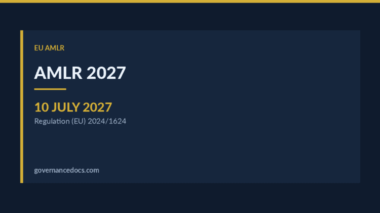 AMLR — AMLR 2027: The Complete Timeline to 10 July 2027