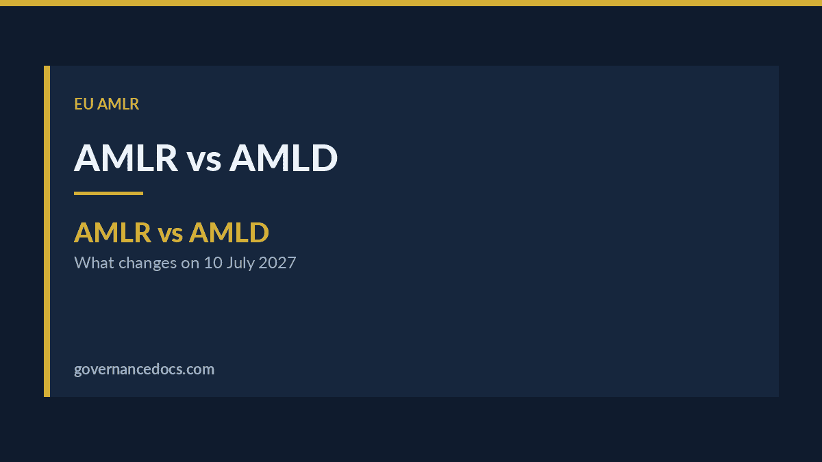 AMLR vs AMLD: What Actually Changes in 2027 AMLR vs AMLD explained