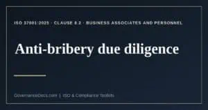 anti-bribery due diligence explained