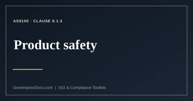 product safety explained