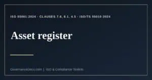 asset register explained