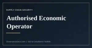 Authorised Economic Operator status explained