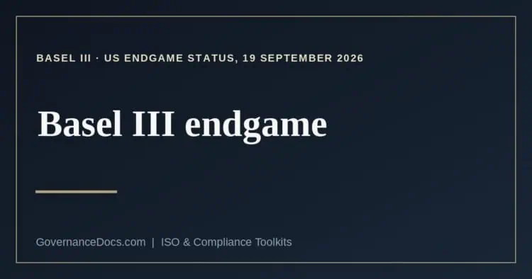 Basel III endgame explained