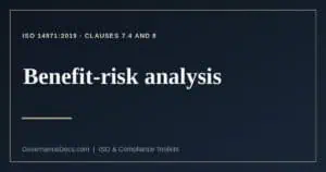 benefit-risk analysis explained