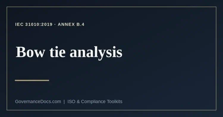 bow tie analysis explained