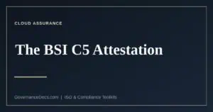 BSI C5 attestation type 1 and type 2 explained
