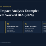 Business Impact Analysis example from Governance Docs website.