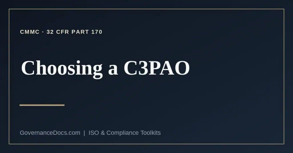 C3PAO explained