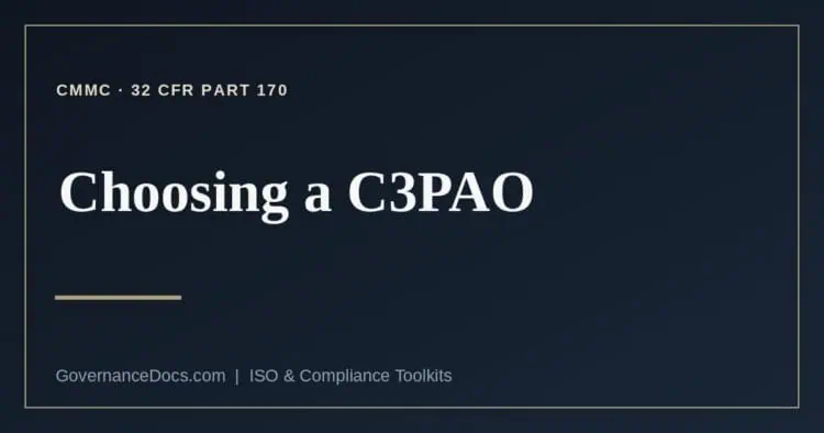 C3PAO explained