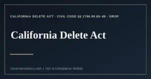 California Delete Act explained