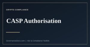 CASP authorisation under MiCA