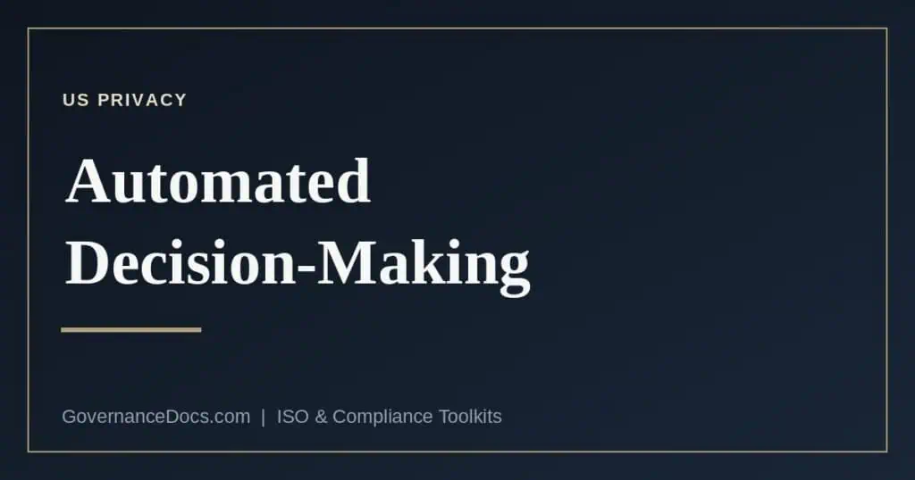 Automated decision-making technology under the CCPA