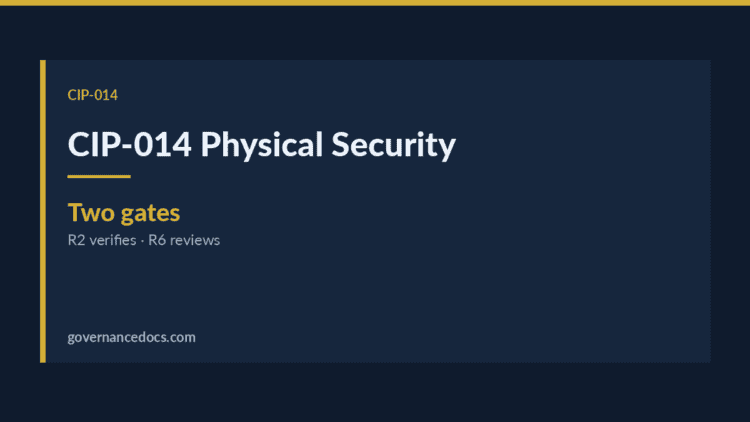 CIP-014 physical security — CIP-014 Physical Security: The Complete 2026 Guide