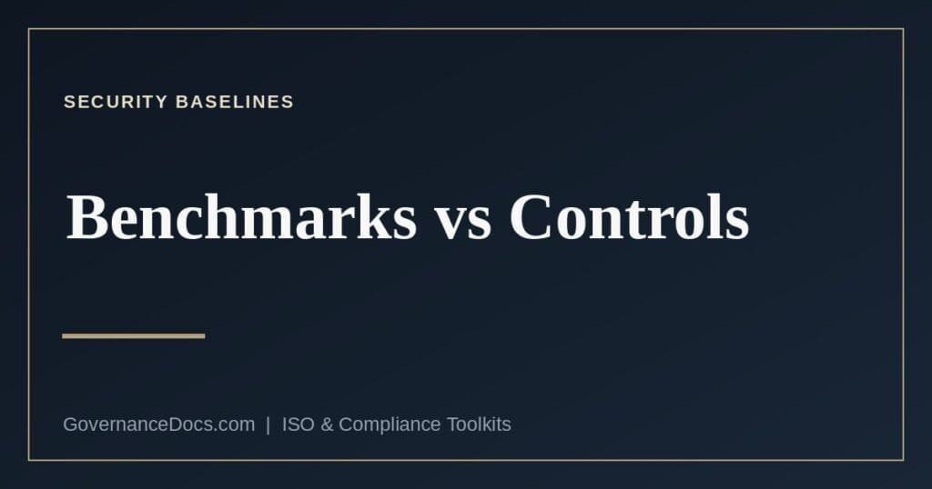 CIS Benchmarks compared with the CIS Controls