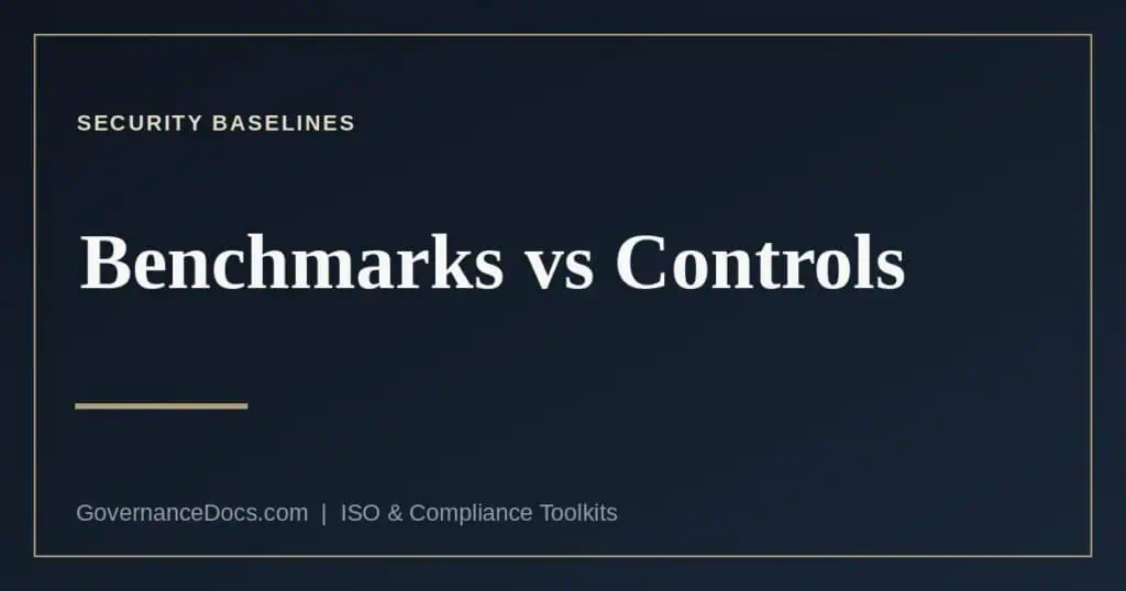 CIS Benchmarks compared with the CIS Controls