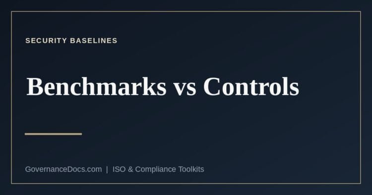 CIS Benchmarks compared with the CIS Controls