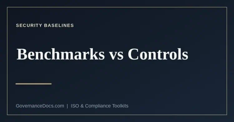 CIS Benchmarks compared with the CIS Controls