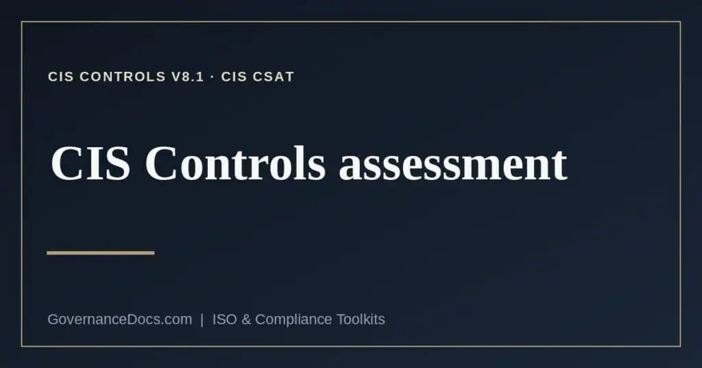 CIS Controls assessment explained