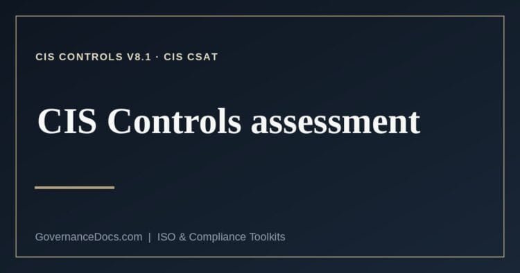 CIS Controls assessment explained