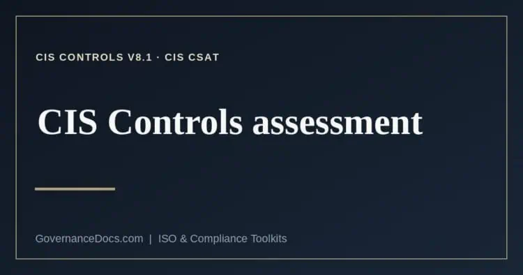 CIS Controls assessment explained