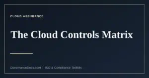 The CSA Cloud Controls Matrix and CAIQ