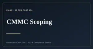 CMMC scoping explained