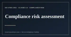 compliance risk assessment explained