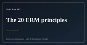 COSO ERM principles explained