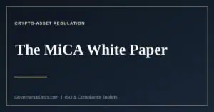 The MiCA crypto-asset white paper requirements