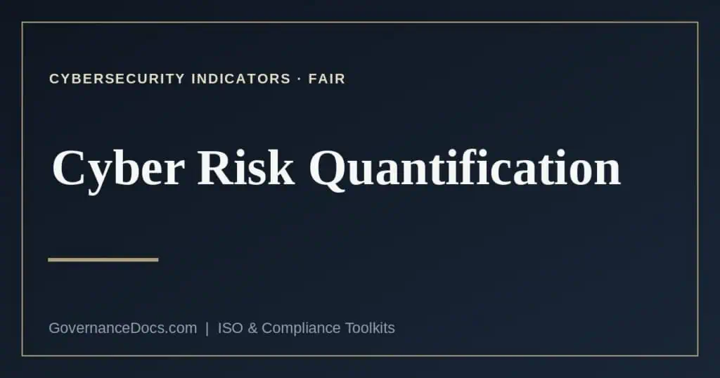 cyber risk quantification explained