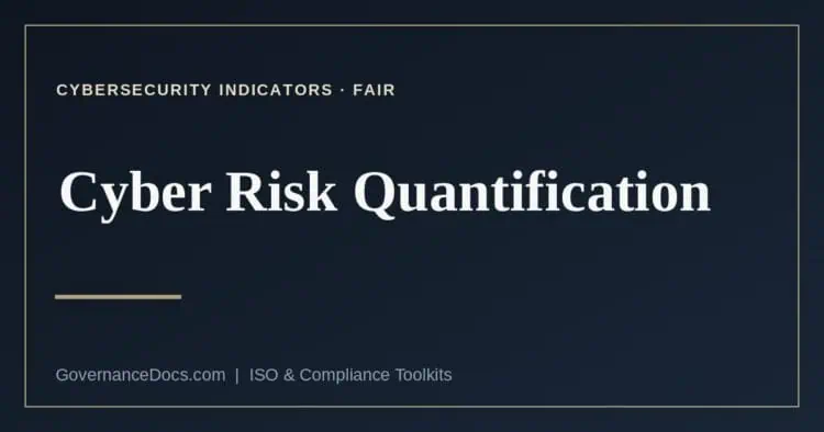 cyber risk quantification explained