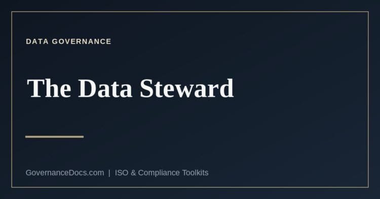 The data steward role explained
