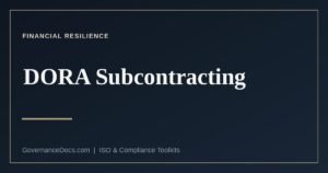 DORA subcontracting and the 2025 RTS