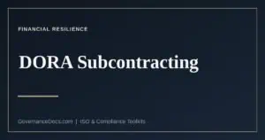 DORA subcontracting and the 2025 RTS