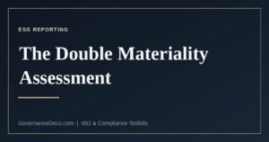 The double materiality assessment explained