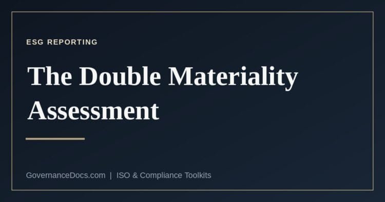 The double materiality assessment explained