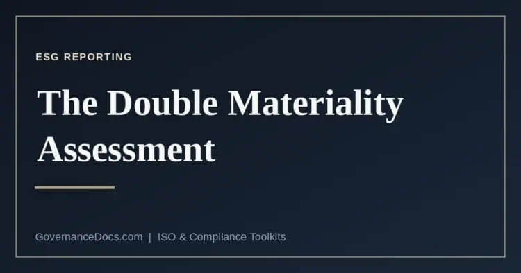 The double materiality assessment explained