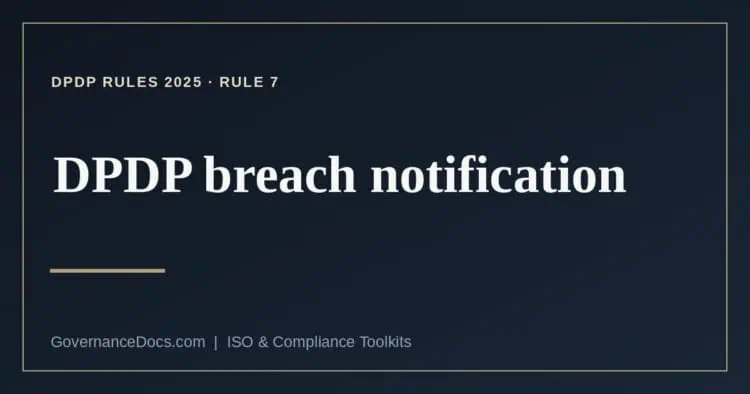 DPDP breach explained