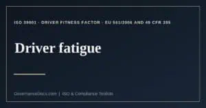driver fatigue explained