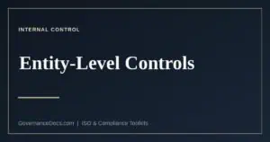 Entity-level controls explained